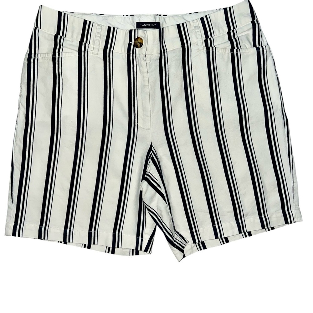 Lands End striped shorts size 10T